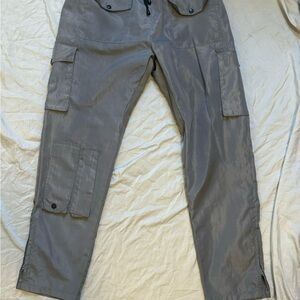 Boohoo man silver pants